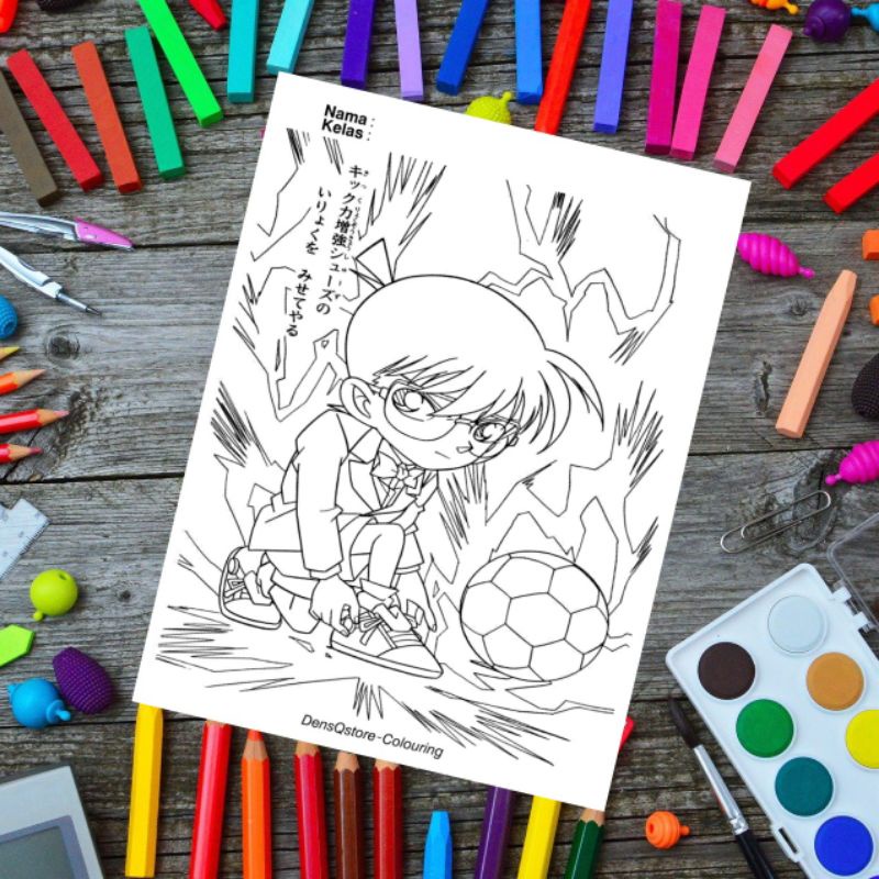 

Kertas Mewarnai Anak Tema Detective Conan / Kertas Gambar (10 Lembar Gambar)
