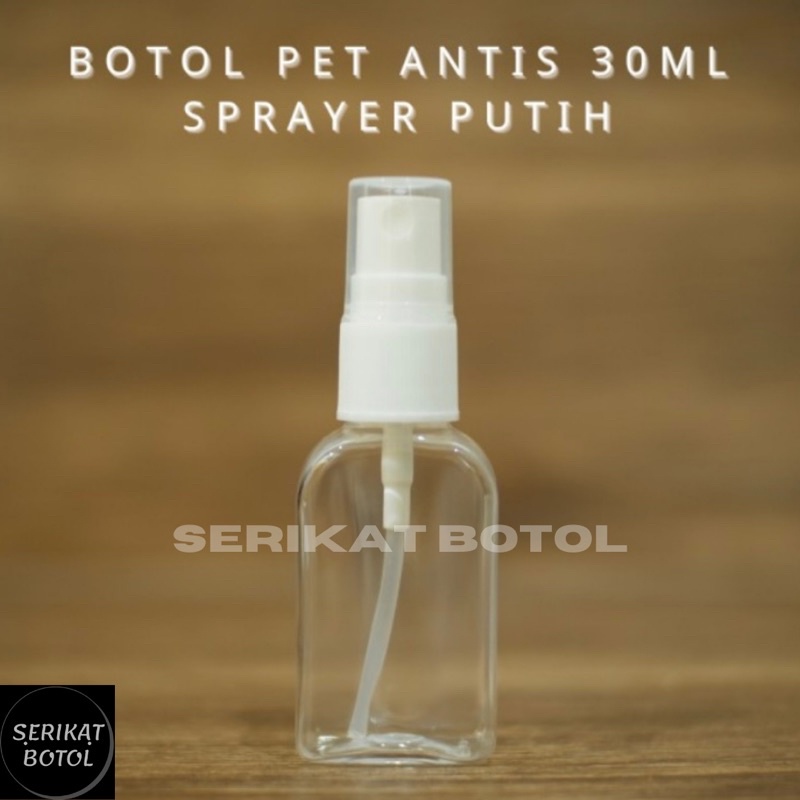 BOTOL SPRAY OVAL 30ML 30 ML BOTOL SPRAI 30ML BOTOL SEMPROT 30ML PET 30ML ANTIS 30 ML SEMPROT PET OVAL