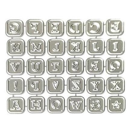 

Cutting Dies - Alphabet 2019 Series #04 (30pcs)