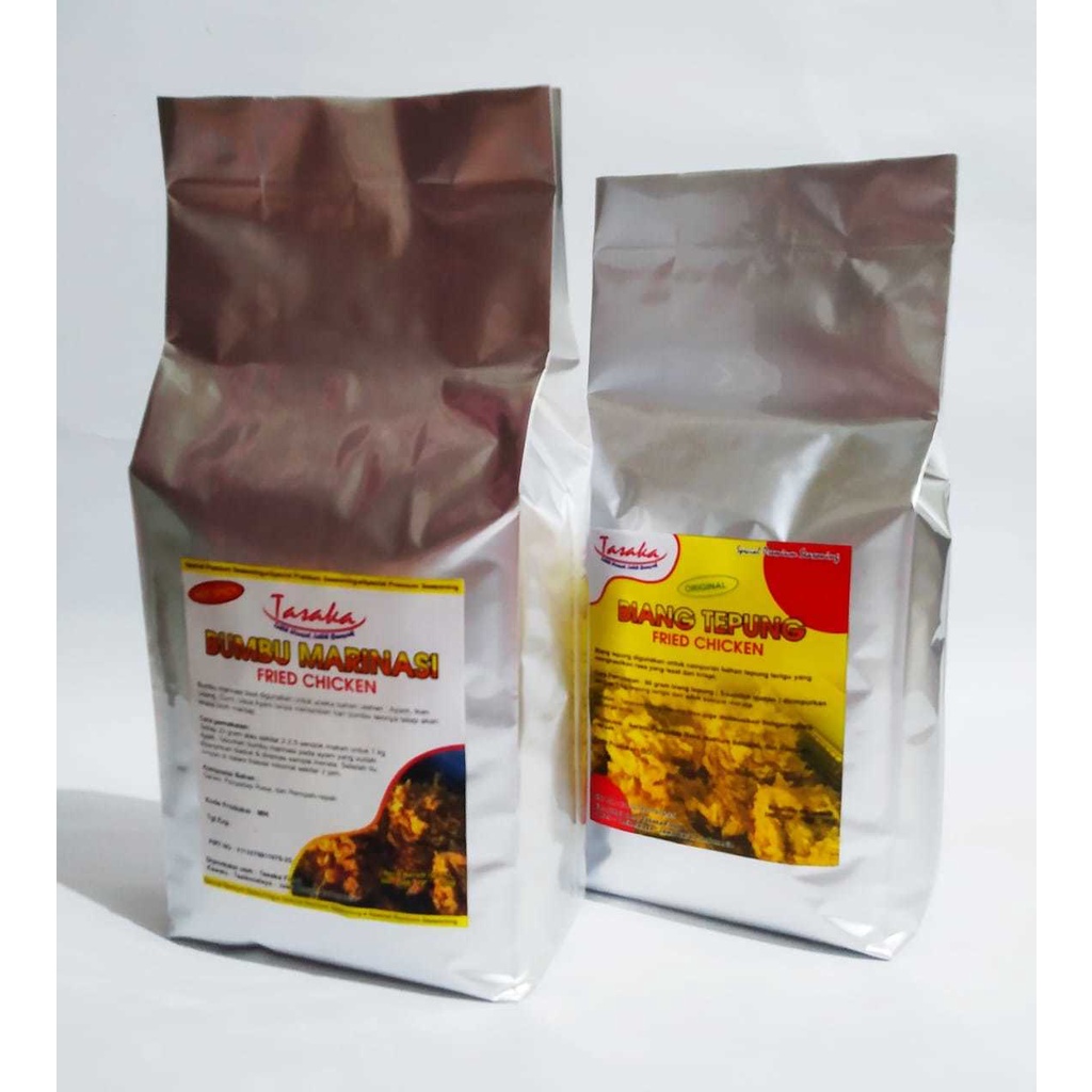 

PAKET HEMATTT Bumbu Marinasi Hot Spicy 1 Kg /Tepung biang Hot Spicy 1kg