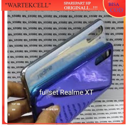 kesing backdoor fullaet bezel Realme XT original