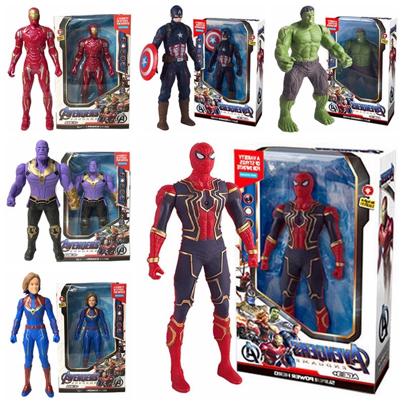 Ornamen model Avengers Captain America Spiderman Iron Man