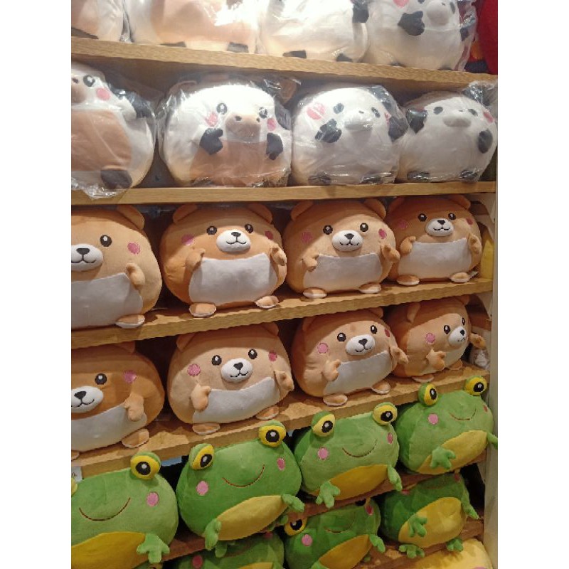 Miniso plush toy Boneka katak boneka sapi boneka panda boneka beruang