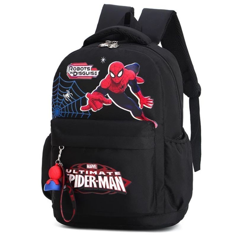 Trygo.id / Spiderman - Tas Anak Sekolah Laki-laki Karakter Spiderman SD TK Tas Ransel Anak Sekolah Tas Spiderman