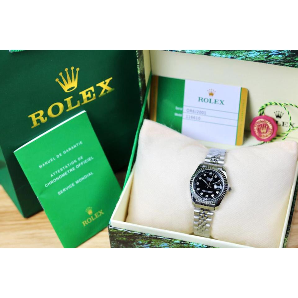 ( COD ) Jam Tangan Wanita Rolex Datejust 115632 YK Full Set Paket Free Box Original , Paperbag Kartu