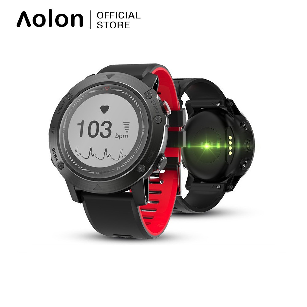 Smartwatch Aolon DM18 GPS 50M IP68 dengan Fungsi Monitor Detak Jantung / Fitness / Garmin