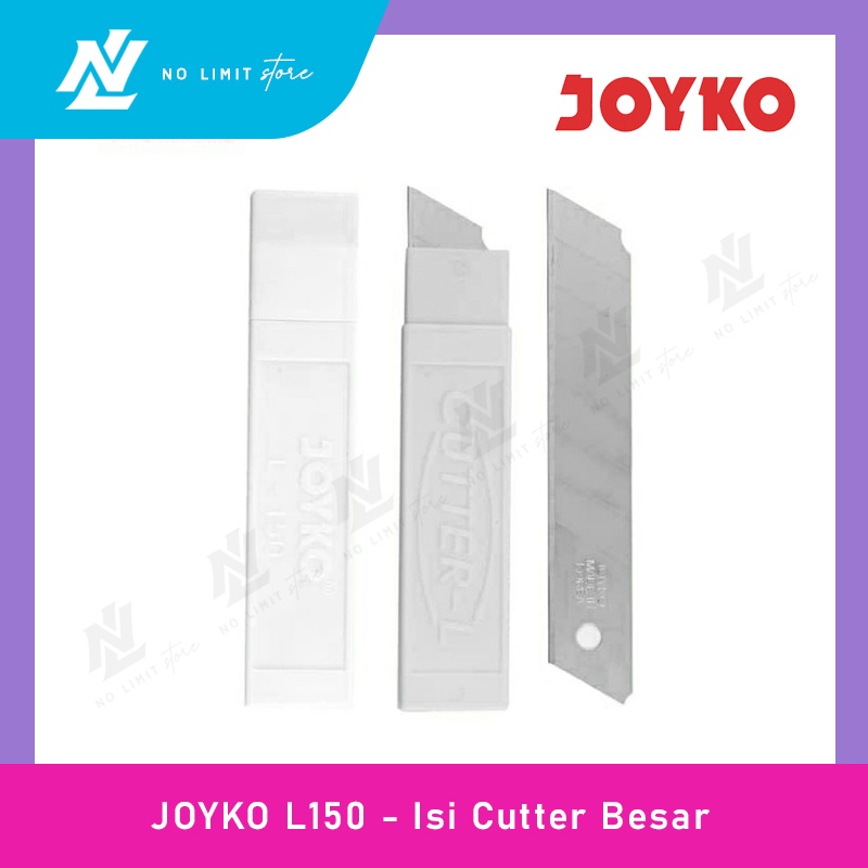 

Isi Cutter Refill JOYKO L-150 / L 150 - Isi 5pcs / Isi Cutter Besar Joyko L150