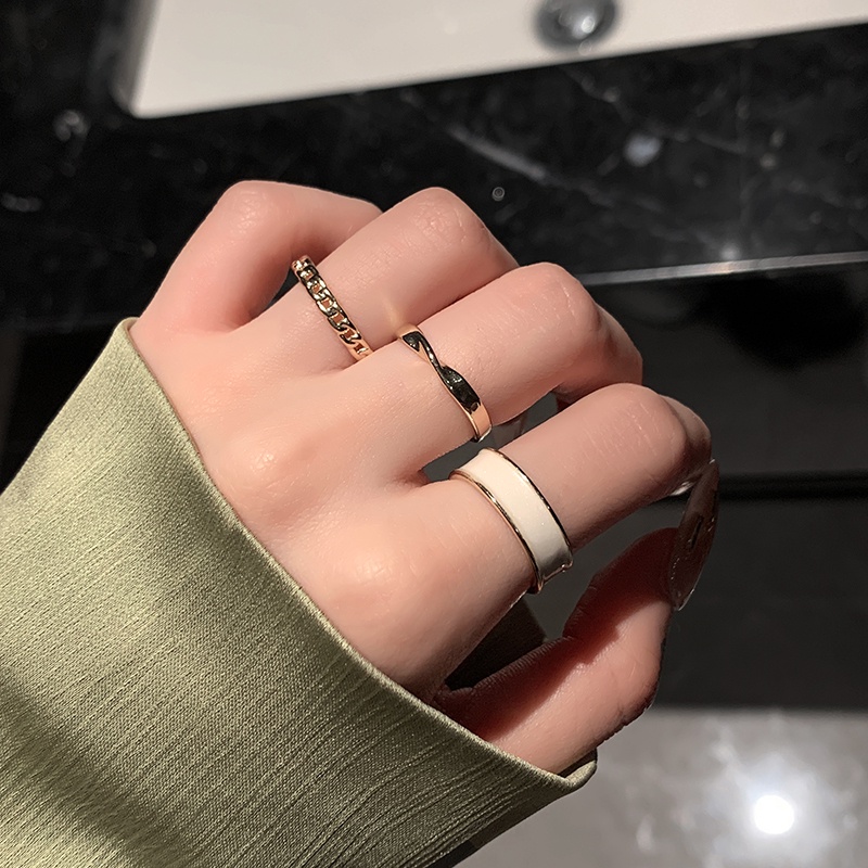 Cincin Tiga Potong Untuk Aksesoris