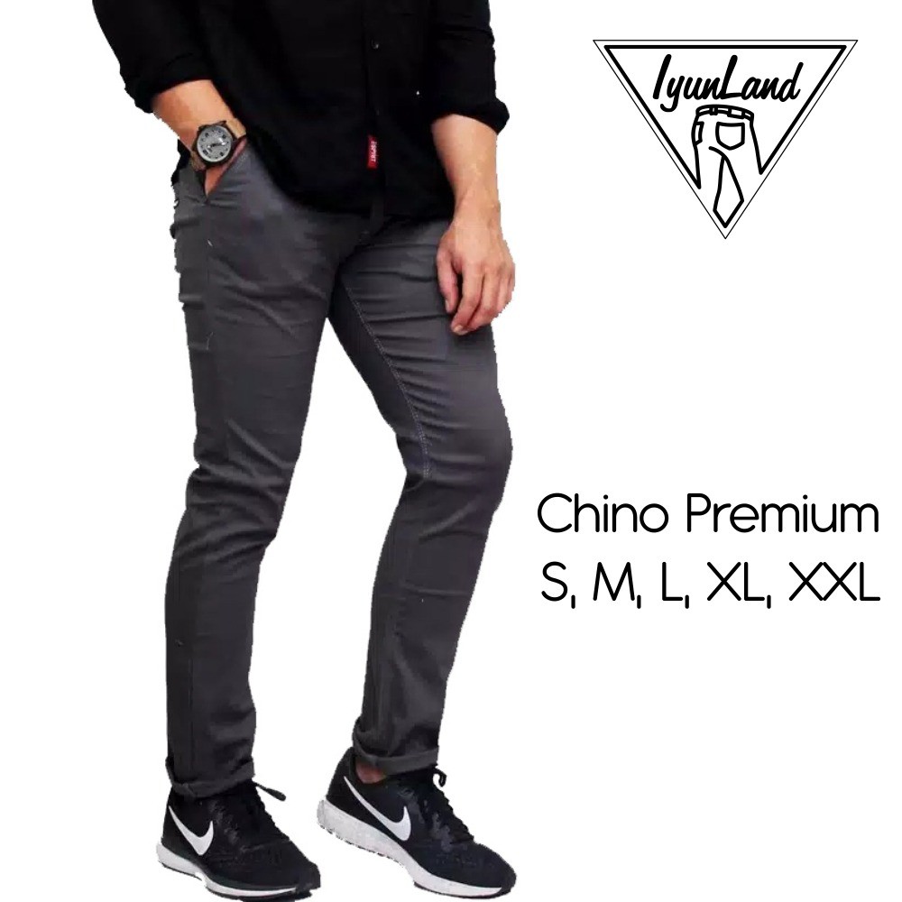 Celana Chino Pria Slimfit