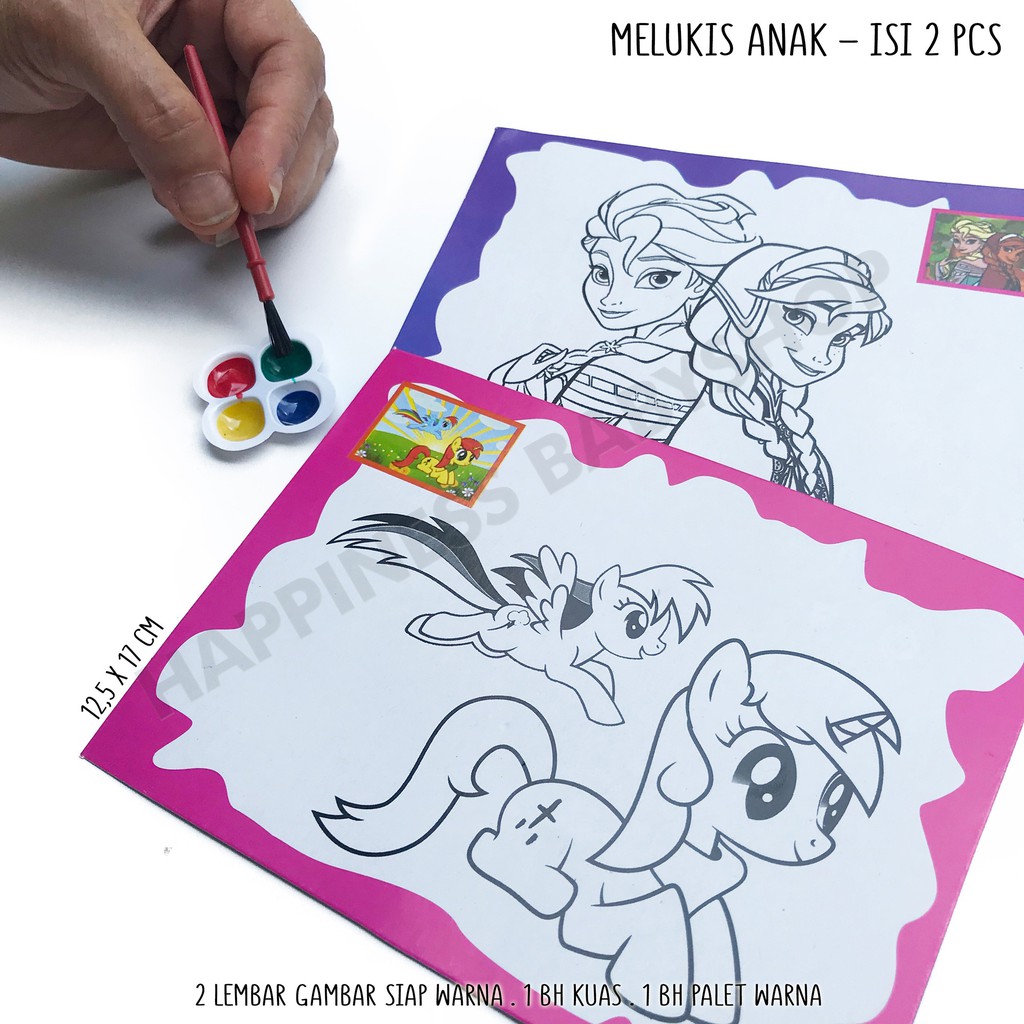 Happiness Babyshop - Mainan Anak Mewarnai Cat Air