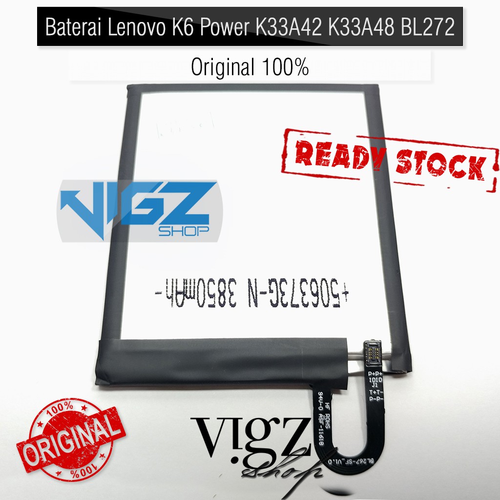 Baterai Lenovo K6 Power K33A42 K33A48 BL272 Original 100%