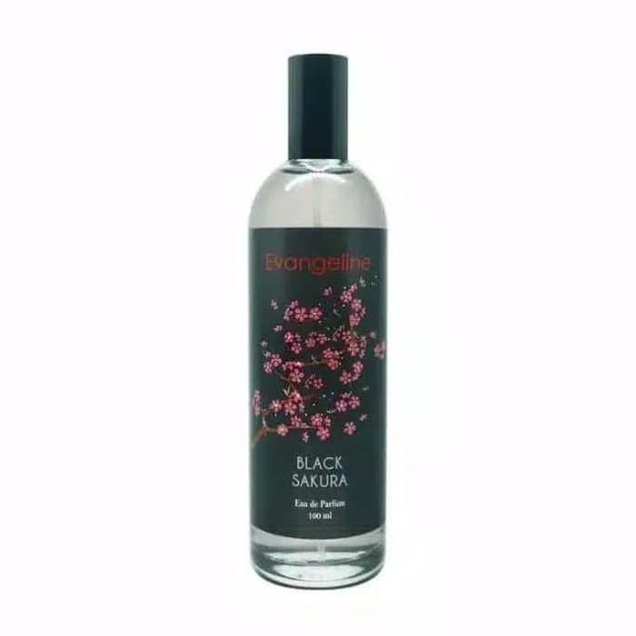 EVANGELINE BLACK SAKURA  Parfum Wanita Original Murah 100ml Eau de Parfume