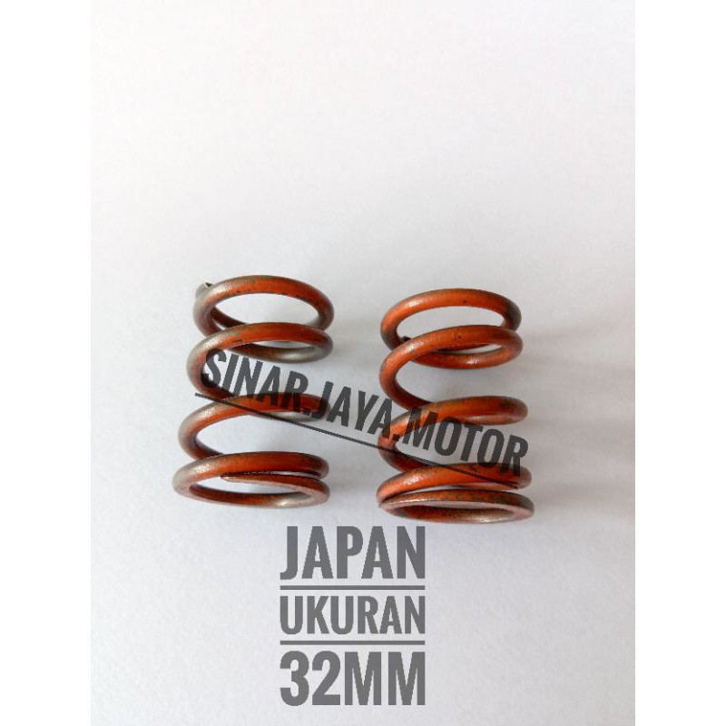 Per Klep japan Jepang 32mm universal Jupiter z Vega r vega zr jupiter z new Supra supra fit supra x Grand Kharisma Beat scoopy vario 110 Shogun Smash mio fino mio m3 mio soul genio revo swedia 1set isi 2biji pir klep