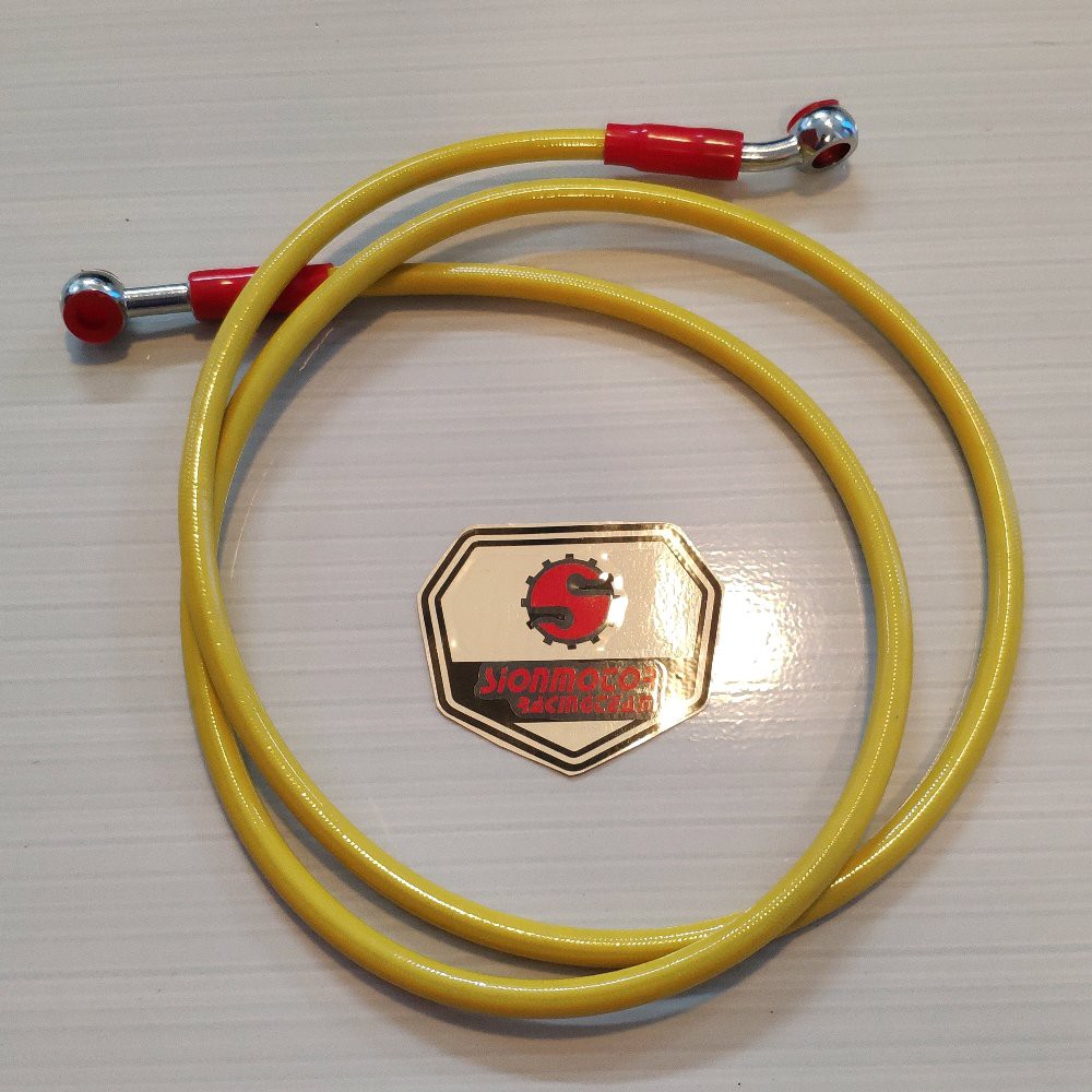 Selang Rem Depan KLX 150 130cm Kuning
