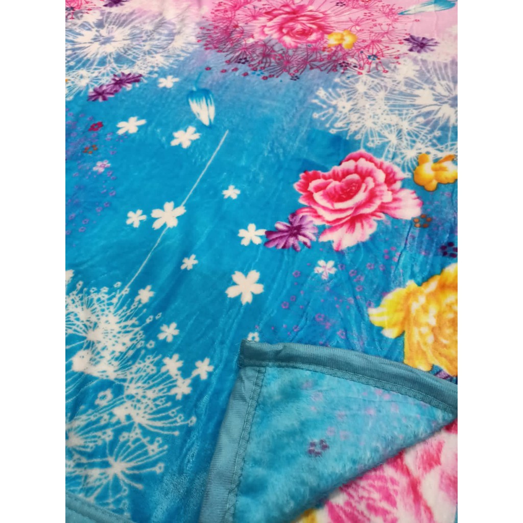 COD - FD - Selimut Motif Dewasa - Selimut Bulu Halus Motif - Selimut Lembut Ukuran 180cm x 200cm-bloom