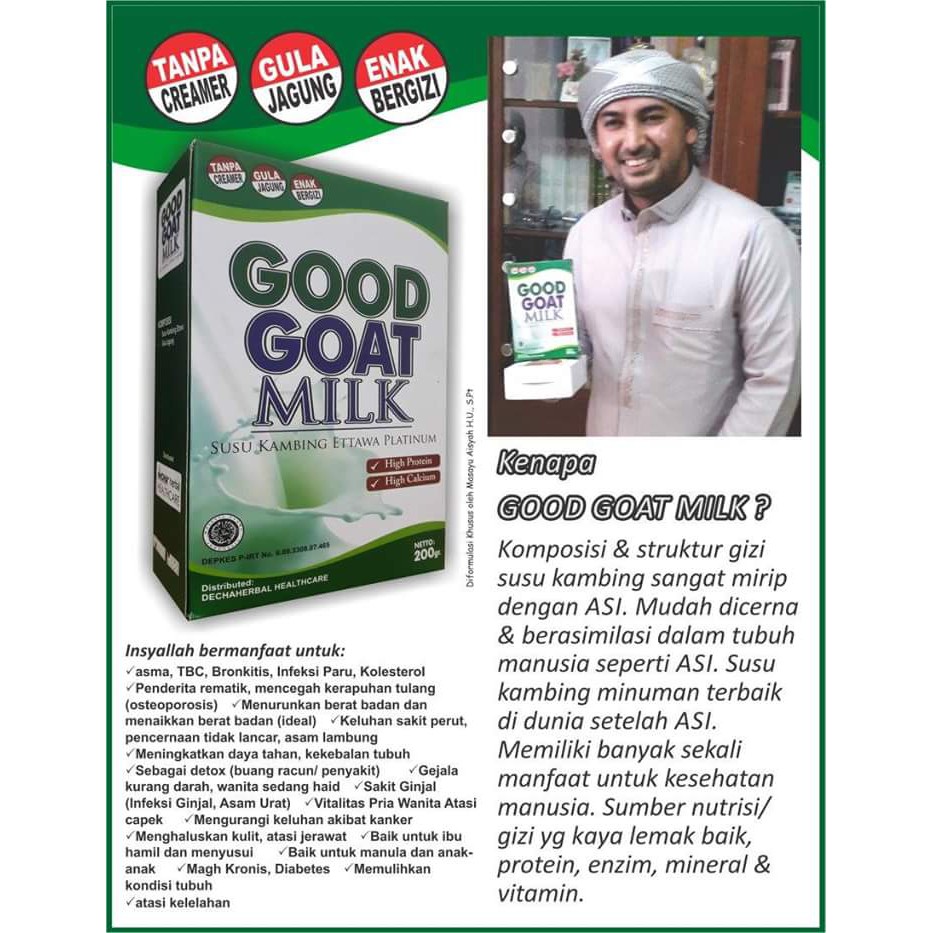 

Susu Kambing Etawa Platinum Good Goat milk