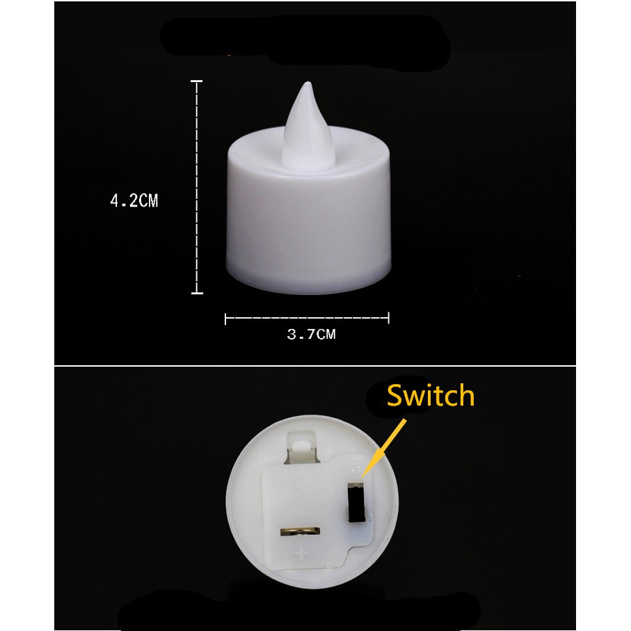 Tas bersama 50 Lampu Led Hias Lilin Led Hias Impor Murah