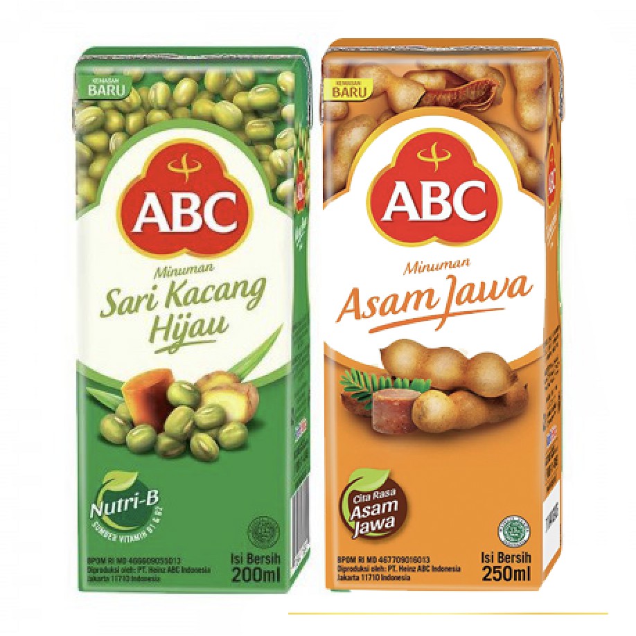 

ABC Minuman Sari Asam Jawa / Sari Kacang Hijau 250ml