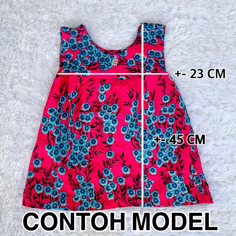 DRESS RAYON TIPE DIAMOND SIZE S / KAIN UTUH / ANAK PEREMPUAN CEWEK ROK BAJU TERUSAN MURAH BAGUS ADEM