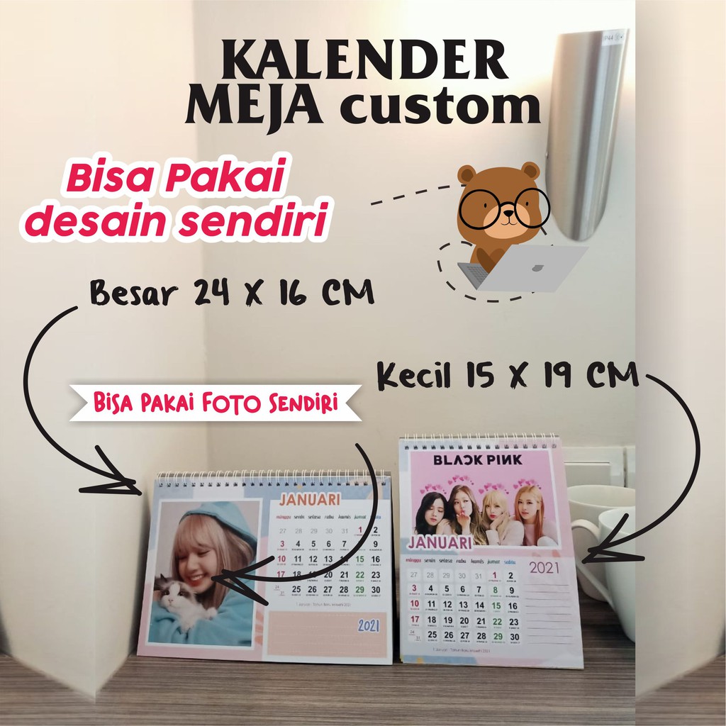 

KALENDER MEJA 2025/ 2026 CUSTOM FOTO