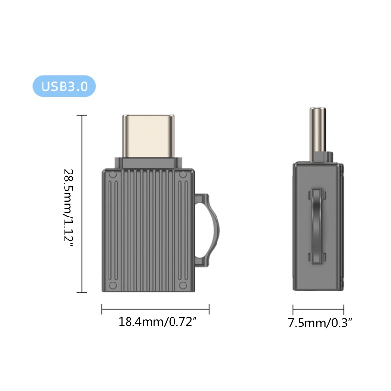 Btsg Type -C to TF Card Reader Universal Untuk Macbooks Phone Type C USB3.0 OTG Adapter