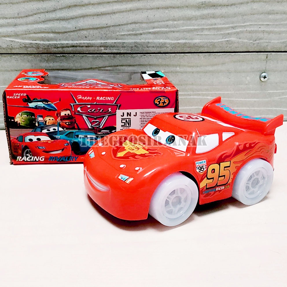 Mobil Cars Lightning Mcqueen Musik Bump &amp; Go