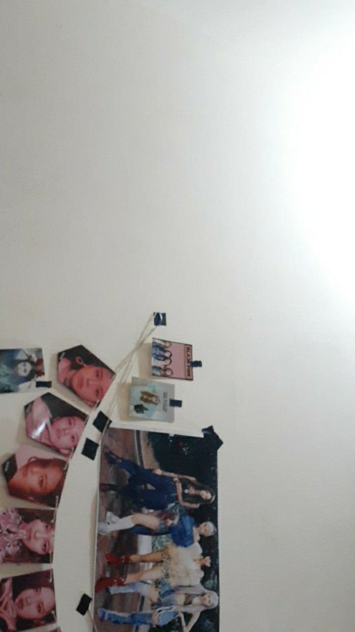 [bayar Di Tempat]poster Kpop Bts Blackpink Diy Gambar Bendera Gantung