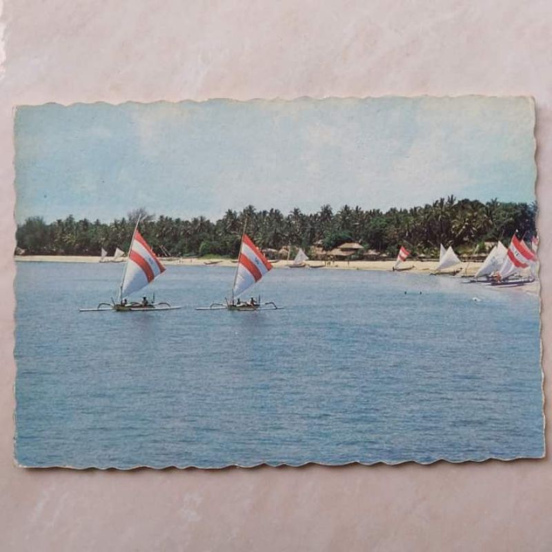 

Kartu Pos Kuno Jadul Foto Pantai Sanur Bali tahun 1980-an