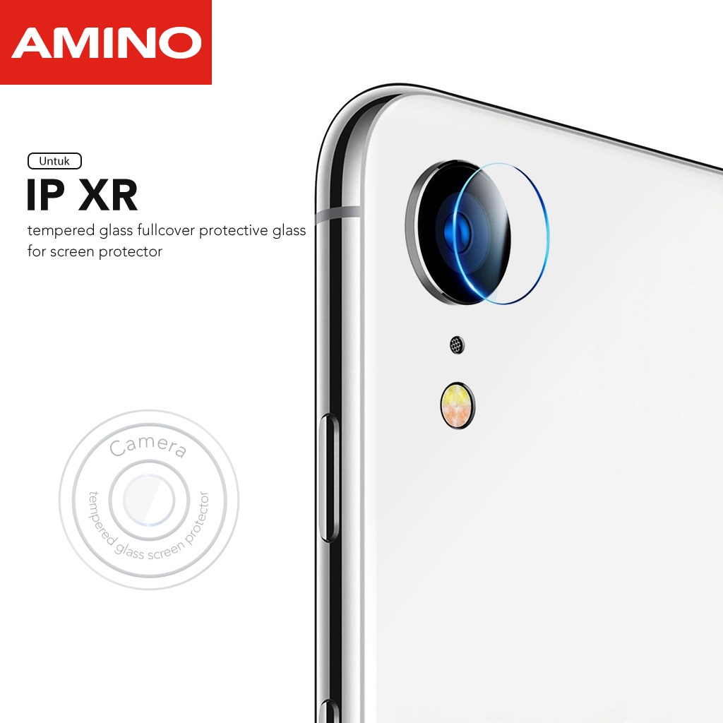 AMINO Tempered Glass Kamera Screen Protector Untuk Iphone XR Anti Gores Kamera