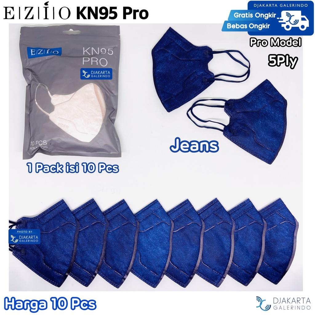 Masker KN95 PRO Ezio 5Ply isi 10Pcs