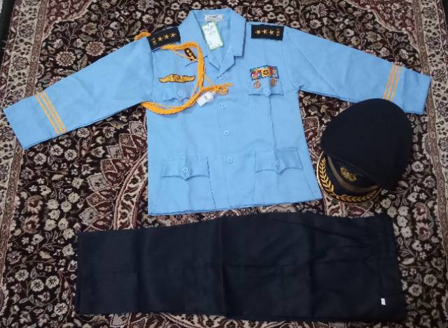 BAJU PROFESI ANAK PILOT DOKTER KECIL PRAMUGARI TNI UDARA LAUT PERAWAT POLISI POLWAN ABRI size 9 10