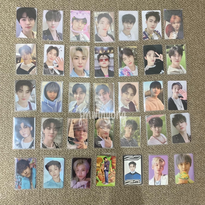 Jaemin Photocard PC Nct dream hello future epoxy binder fanmeet glitch mode keyring boom