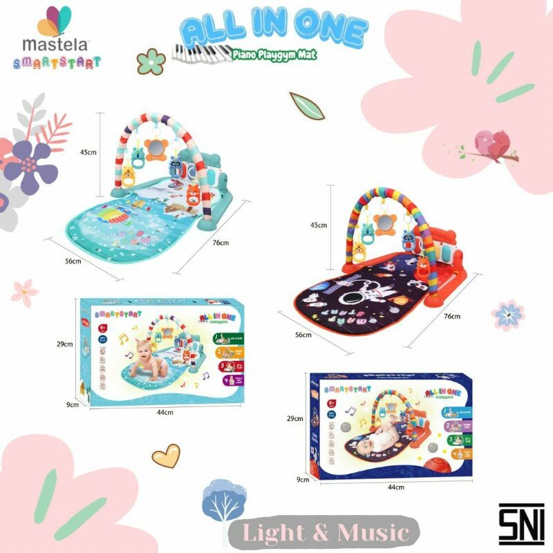 PIANO PLAYMAT MASTELA 1006/7/8/9 / MAINAN ANAK