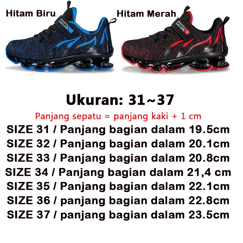 sepatu anak laki laki Non-slip Sepatu Mesh Sepatu Anak Laki-laki/ Perempuan Sneaker Anak Lakii-laki