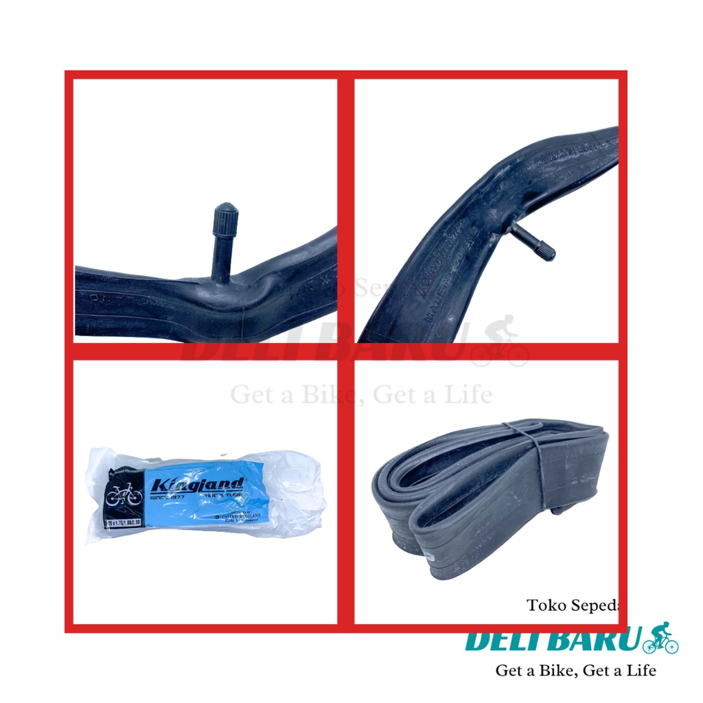 Kingland Ban dalam 20 x 1.75/1.90/2.00 plastik biru sepeda anak, BMX, mini, lipat