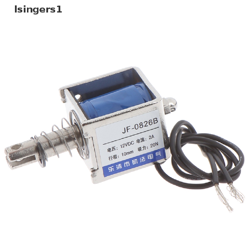 (lsingers1) Jf-0826b solenoid Elektromagnetik 12V / 2A 10mm 20N