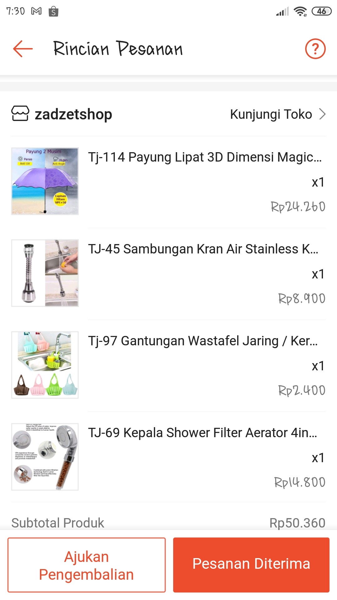 Tj-114 Payung Lipat 3d Dimensi Magic Ketika Kena Hujan