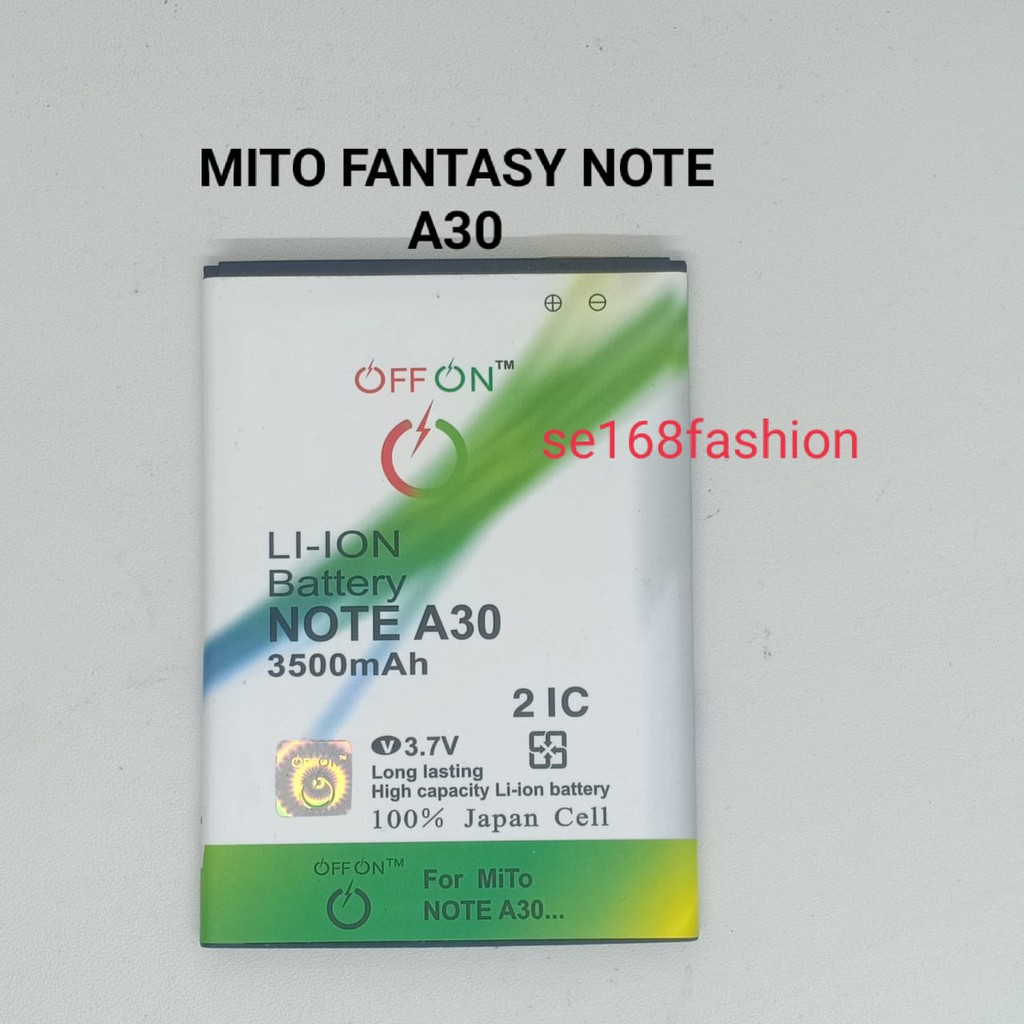 Baterai MITO Fantasy Note A30 BA00082 DoublePower Batre Batere Battery