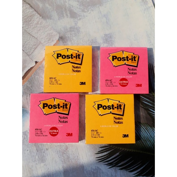 

Post-it 654-AC 76mm x 76mm 3M Sticky Note Memo