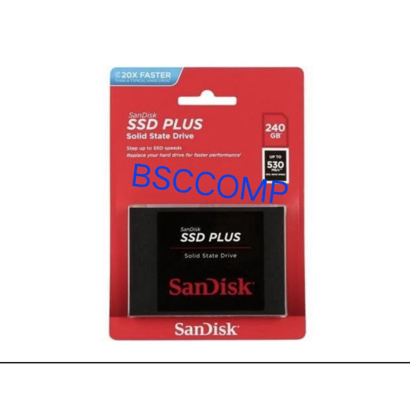 SSD SanDisk Plus 240GB SDSSDA-240G-G26