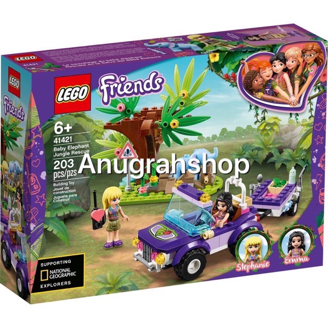 LEGO 41421 FRIENDS Baby Elephant Jungle Rescue