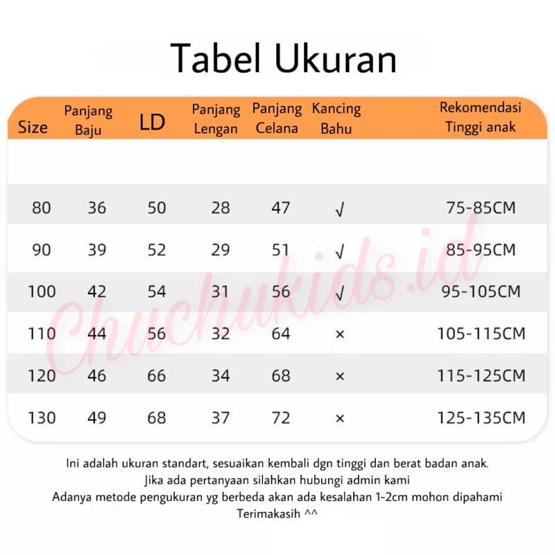 Piyama anak setelan baju tidur anak laki laki perempuan baju bayi lengan panjang celana panjang kartun (1-6 tahun)