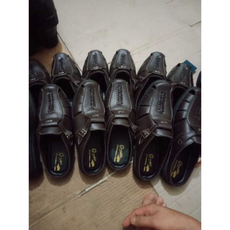 sepatu sedal rajut,sendal pria,sepatu sendal bustong,sepatu sendal kulit