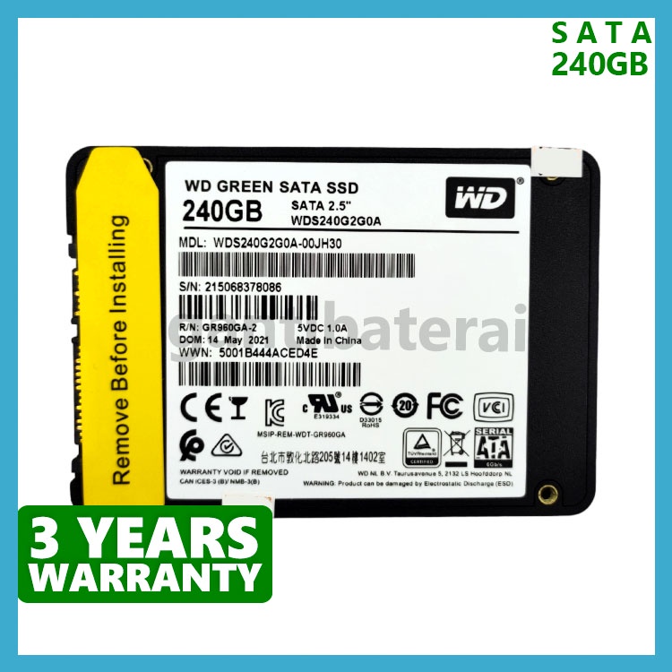 SSD WD Green 2.5&quot; SATA3 6GB/s