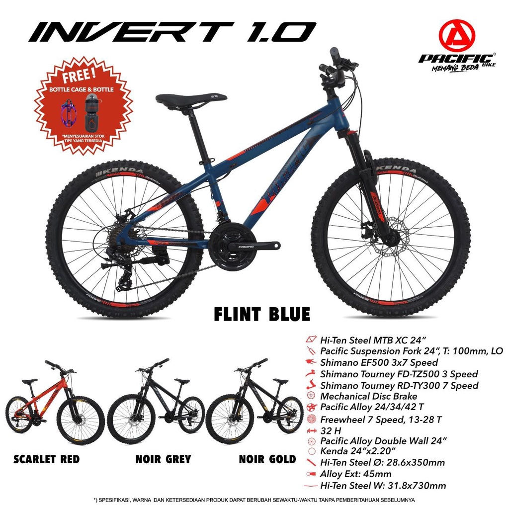 Sepeda MTB 24 Pacific invert 1.0