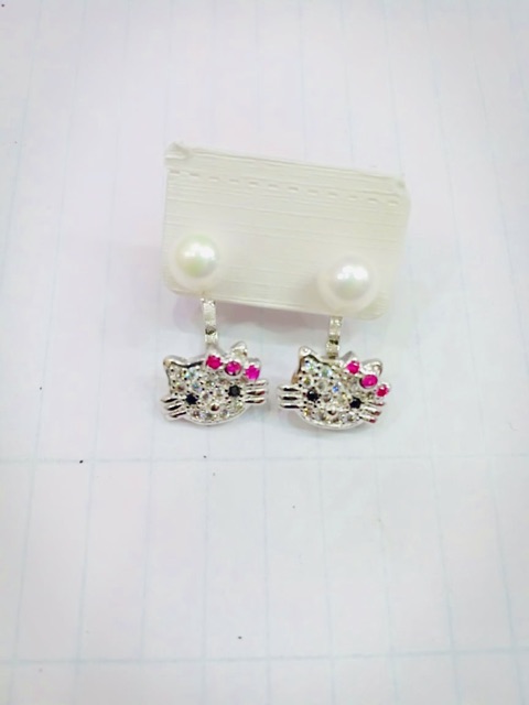 Anting hellokity / mutiara / yaxiya / xuping / anting klip