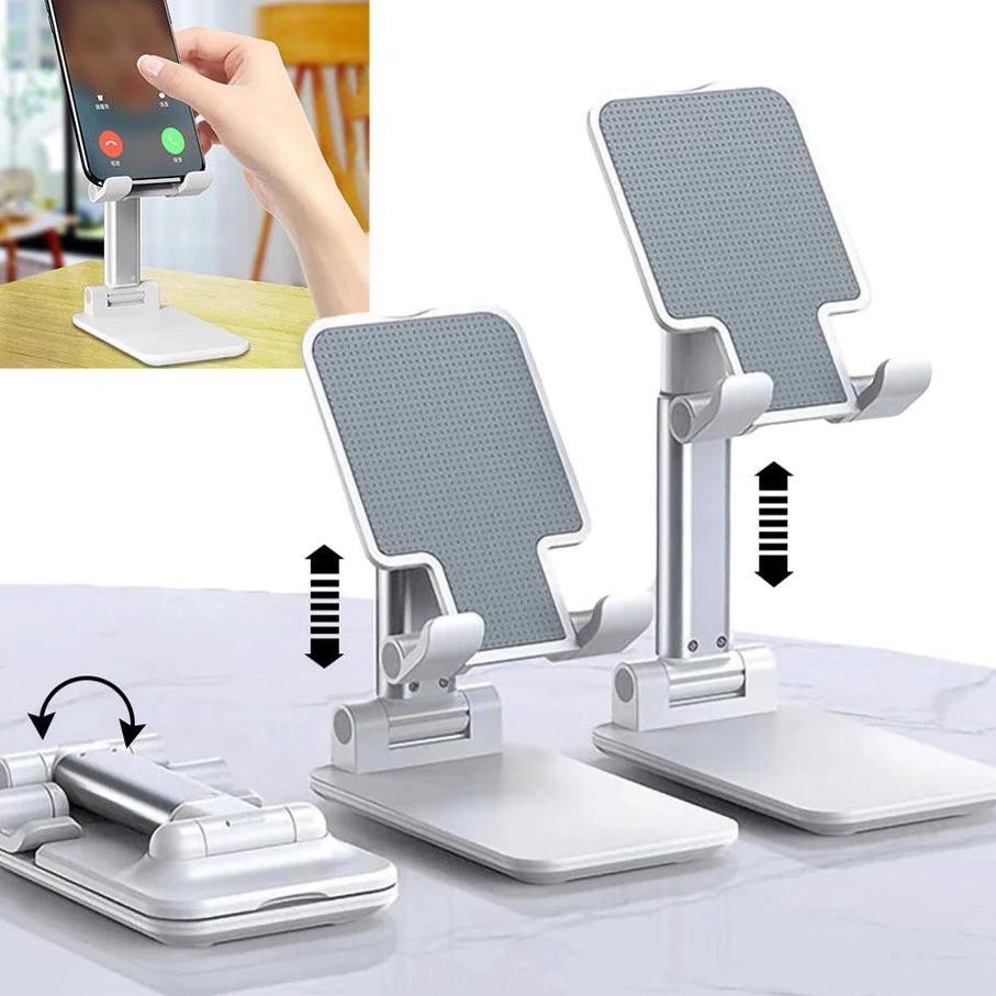 LIFTABLE FOLDABLE PHONE HOLDER STAND HP DI MEJA FOLDING DESKTOP L305 | FADHILAH SHOP BJB