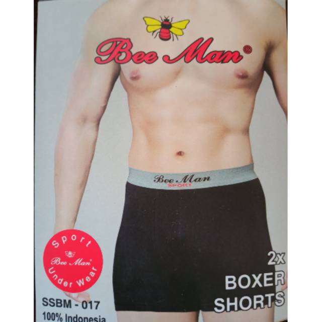 CELANA DALAM BOXER SHORTS BEE MAN 017 // ISI 2 PCS