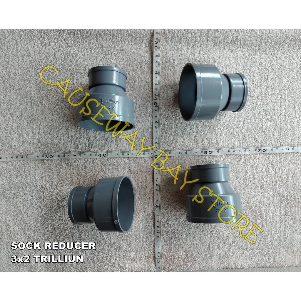 SOCK REDUCER PVC 3X2 TRILLIUN