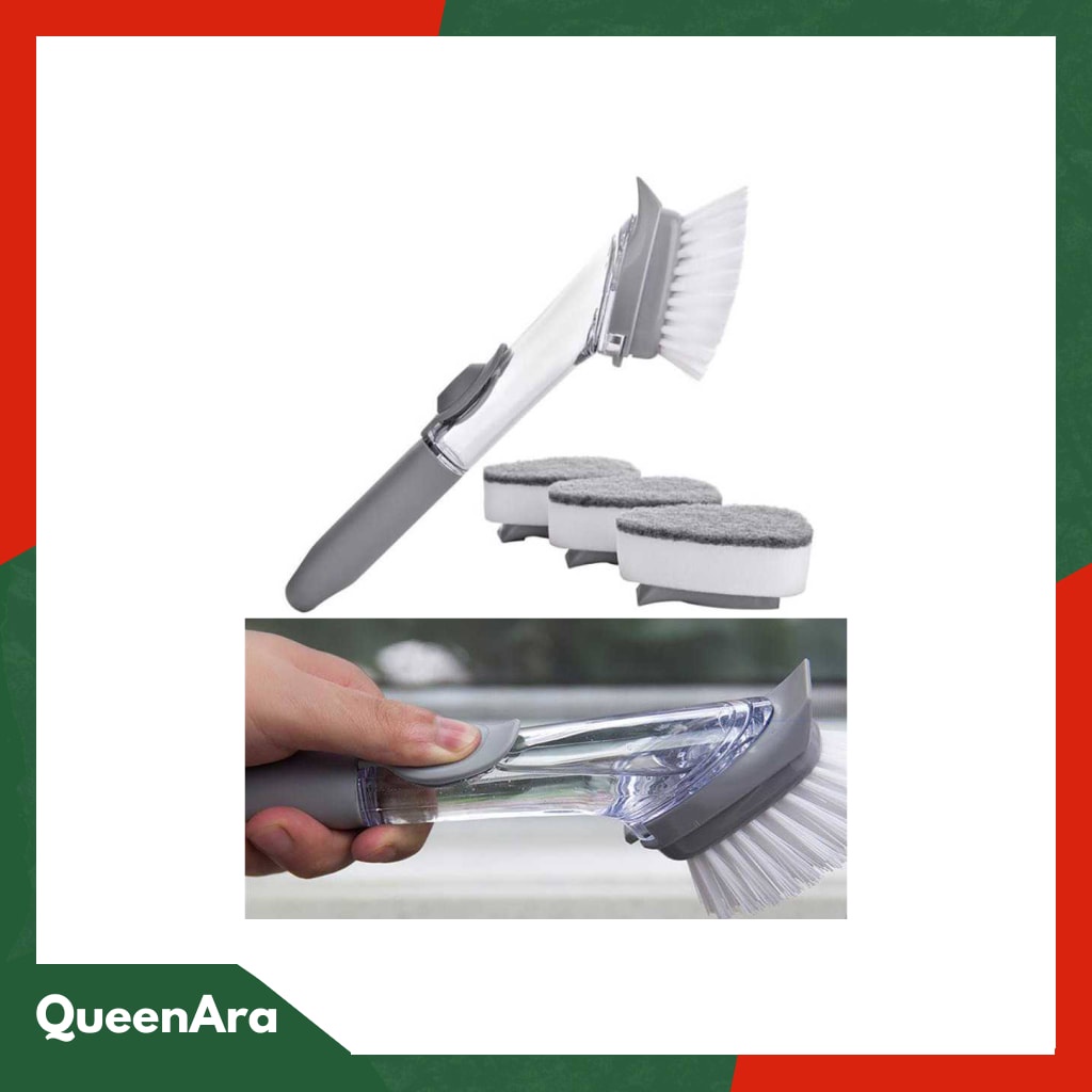 ISHOWTIENDA Sikat Pembersih Cleaning Brush Dispenser Sabun Air